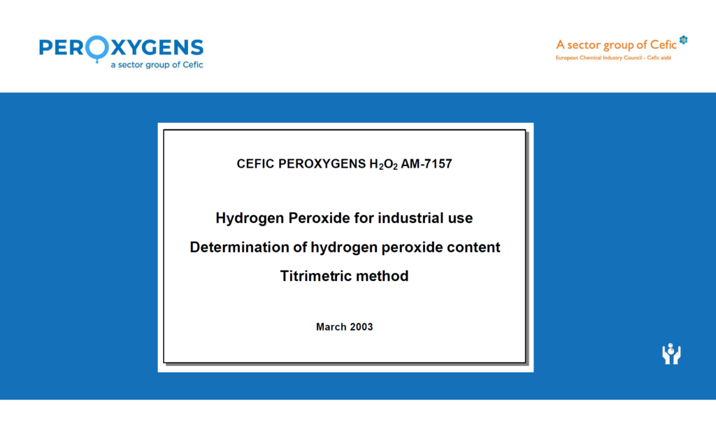 CEFIC PEROXYGENS H2O2 AM-7157